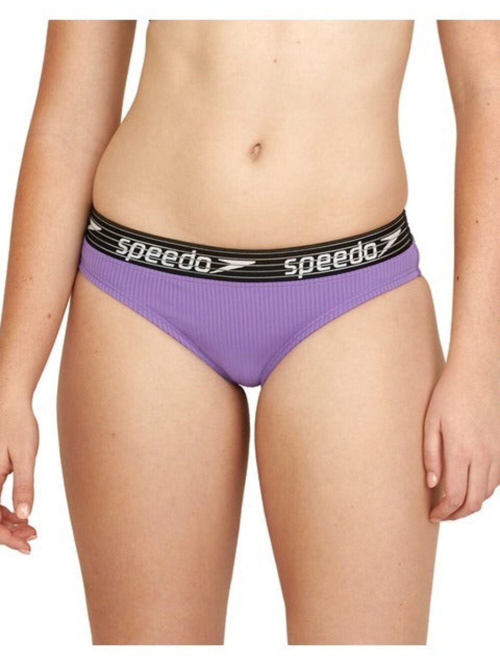 Speedo Lavender Ribbed Bikini Bottom Size Medium New